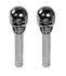Racing Power Co-packaged Skull Door Lock Knobs Pr RPCR6275