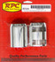 Racing Power Co-packaged Polished Radiator Hose End Pair RPCR7318