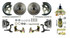 Right Stuff Detailing 62-67 X Body Front Power Disc Brake Conversion RSDAFXDC03C