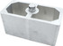 Allstar Performance Alum Lowering Block 2.50In All56133