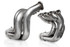 Stainless Works Downswept BBC Dragster Header 2-1/4in to 2-3/8 SWODNBBC225S238