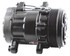 Tuff-stuff Peanut A/C Compressor 6 Groove Pulley Black TFS4517NC6GBLA
