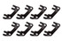 Trick Flow 3/8 Pushrod Guide Plates 8pk BBF 429/460 TRFTFS-54400623