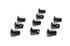 Triple X Race Components Oval Head Button Alum Black .550 Long 10 Pack TXRCH-4402-10-BLK