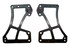 Triple X Race Components Sprint Car Front Motor Plate Two Piece Black TXRSC-EG-0009BLK