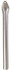 Triple X Race Components Nose Wing Post Straight Aluminum TXRSC-NW-6954