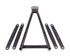 Triple X Race Components Jacobs Ladder 13-5/8in w/Straps Black 3-Hole TXRSC-SU-3304-BLK