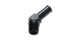 Vibrant Performance 1/4NPT to 3/8 Barb 45 De gree Fitting VIB11221