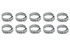 Vibrant Performance Stainless Steel Pinch Cl Amps: 7.0-8.7Mm 10 Pack 12271