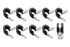 Vibrant Performance Cushion Clamps for 1in ( -16AN) Hose - Pack of 10 VIB17195 Vibrant Performance Cushion Clamps for 1in ( -16AN) Hose - Pack of 10 VIB17195