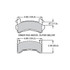 Wilwood A Type Brake Pad Metric GM WIL15A-6219K