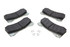 Wilwood Brake Pad Set PolyMatrix E 6617 Aero Caliper WIL15E-12604K