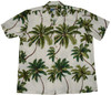 Waimea Palms White - 100% Cotton