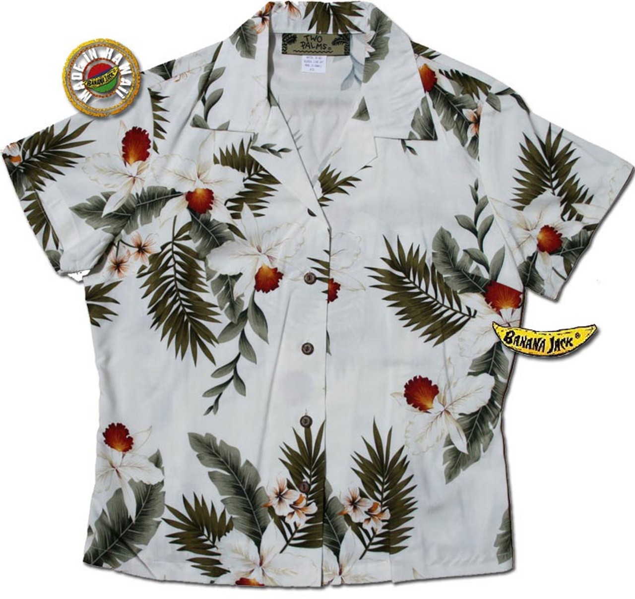 Hawaiian Breeze Womens Fitted Hawaiian Shirts 