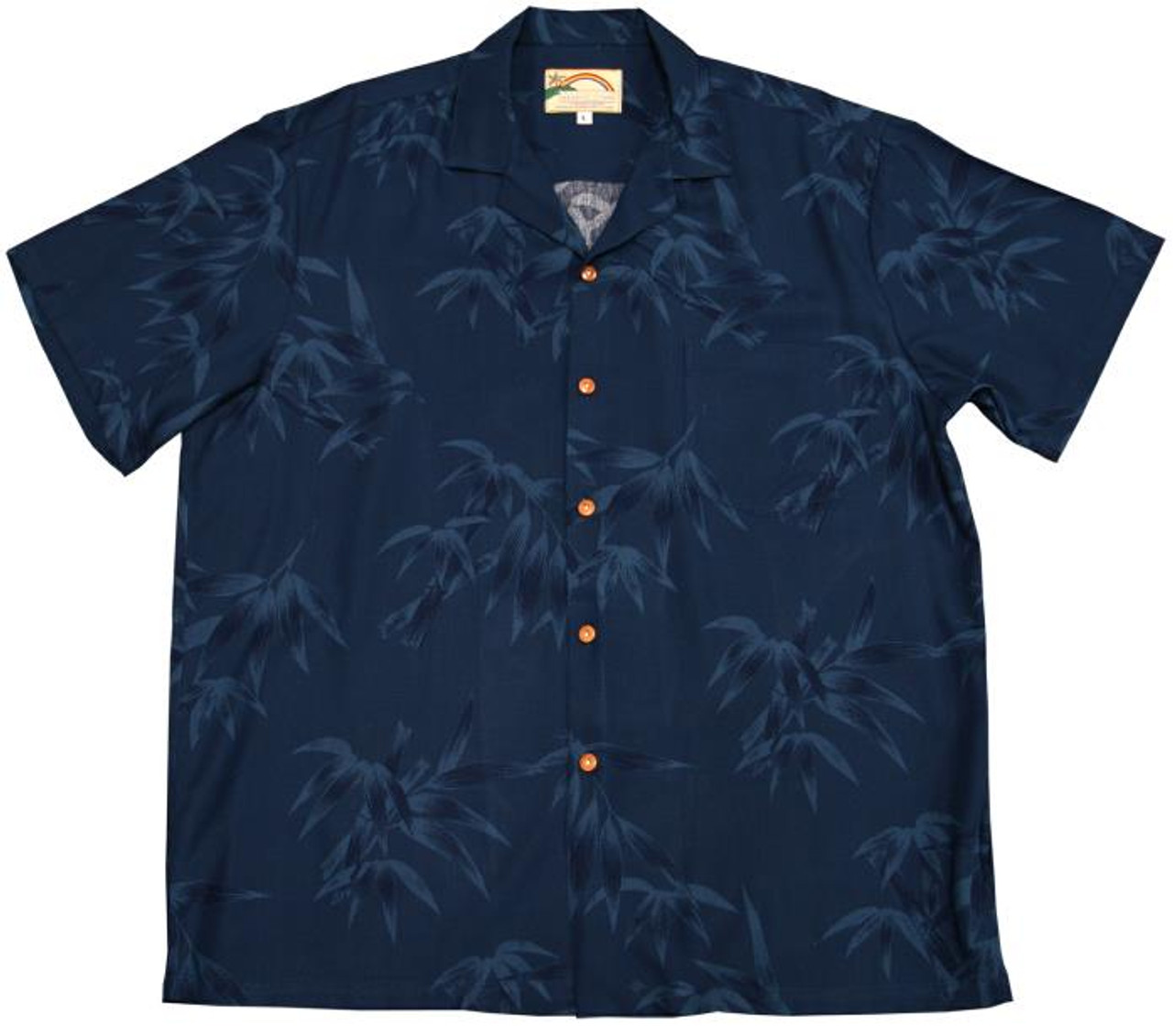 Navy blue hawaiian shirt Clearance