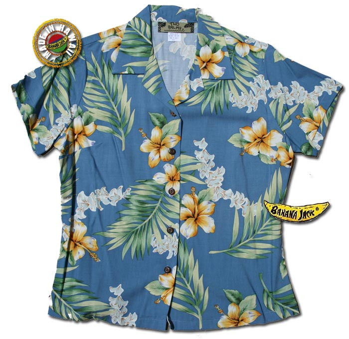 O'Lei Womens Fitted Hawaiian Shirts