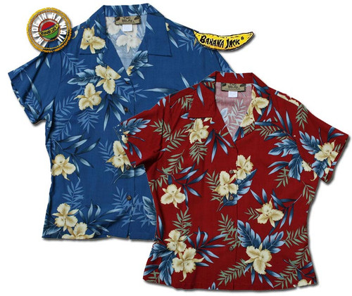 Ali'i Womens Fitted Hawaiian Shirts