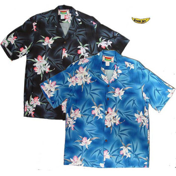 Vintage Orchid - Men's 100% Rayon Hawaiian Shirts - bananajack.com