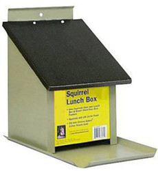 Squirrel Lunch Box Hopper Bird Feeder