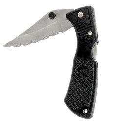 Serrated Folding Knife, 4-Inch