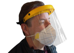 Protective Face Shield with Removable Clear Screen