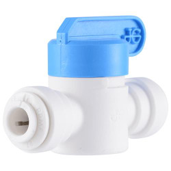 John Guest Inline Shut Off Valve - 1/4 in QC (1/pk)