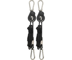 1/8" Light Riser Hanging Sys w/Push Button Release (2/pk)