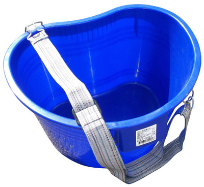 Picking Pail Bucket with Strap, 22-Quart, Blue