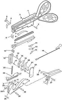 Tape Catch Unit, Tape Tool Replacement Part