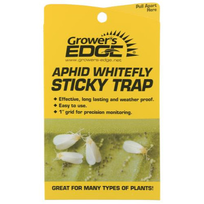 Grower's Edge Aphid Whitefly Sticky Trap 5/Pack (80/box)
