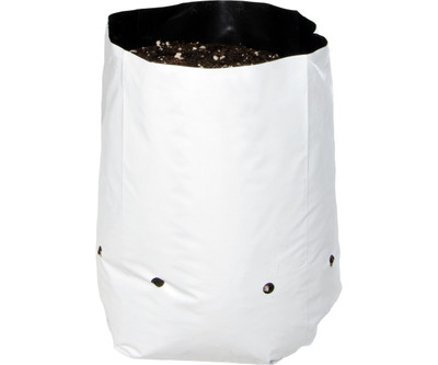 Grow Bag, White/Black  2 gal, 20 packs of 25 (500)