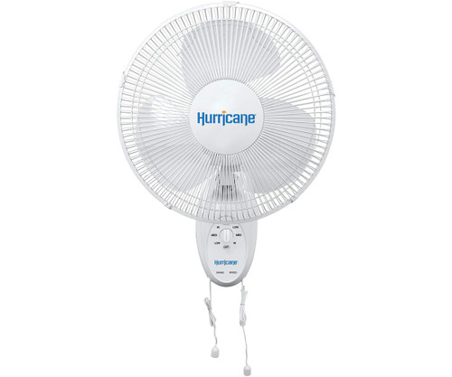 Hurricane Supreme Oscillating Wall Mount Fan 16 in