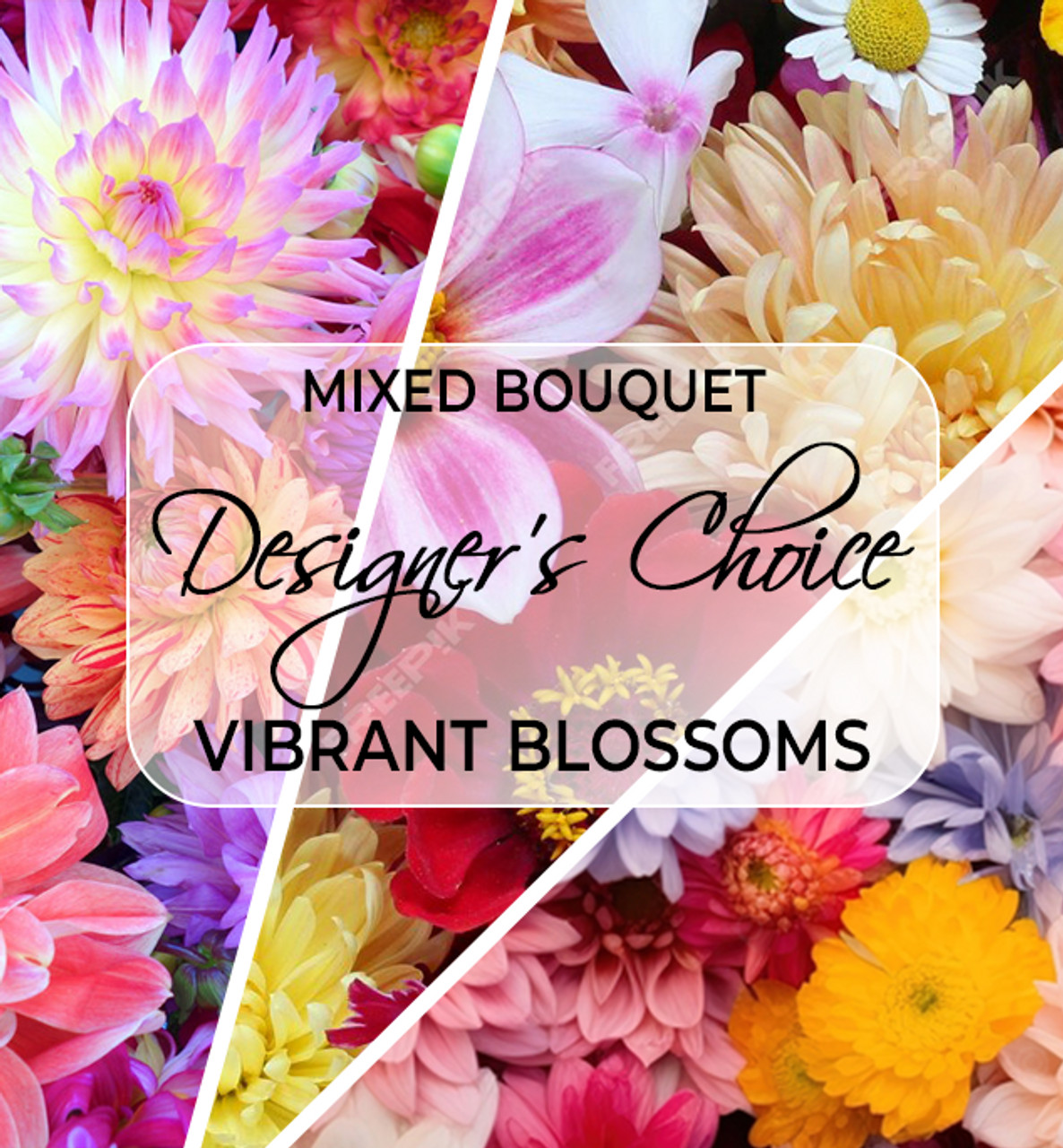 Vibrant Blossoms Artisan Bouquet - Clarence Walker Florist