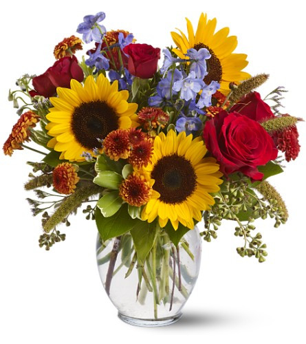 TFWEB233 - Sunny Skies Bouquet by Teleflora for Portland Oregon