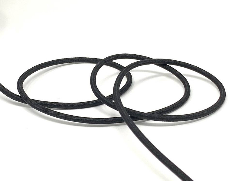 EE Elastic Cord: Black - Ribbon Connections, Inc.