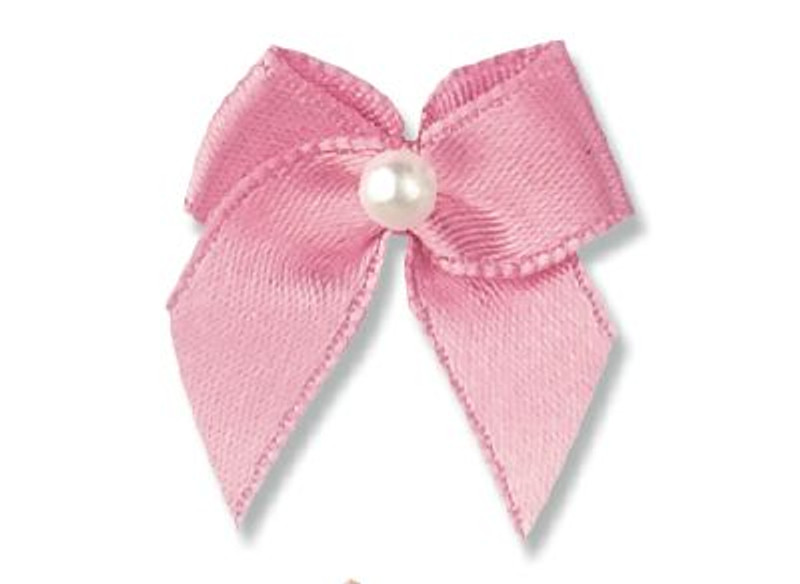 CREAM 90mm Large Ribbon Bows (Pack of 6)