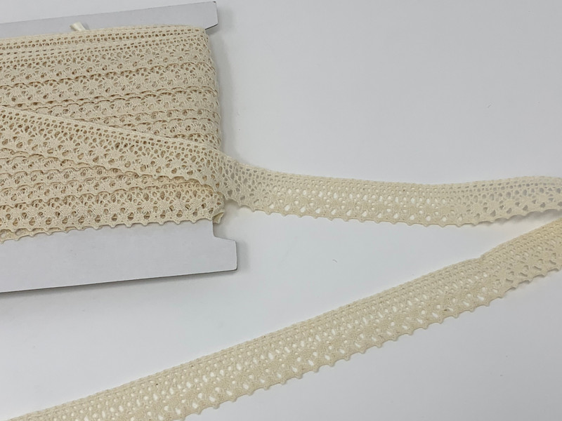 Bulk discount] #IA210 Organic Cotton Lace - Ribbon Connections, Inc.