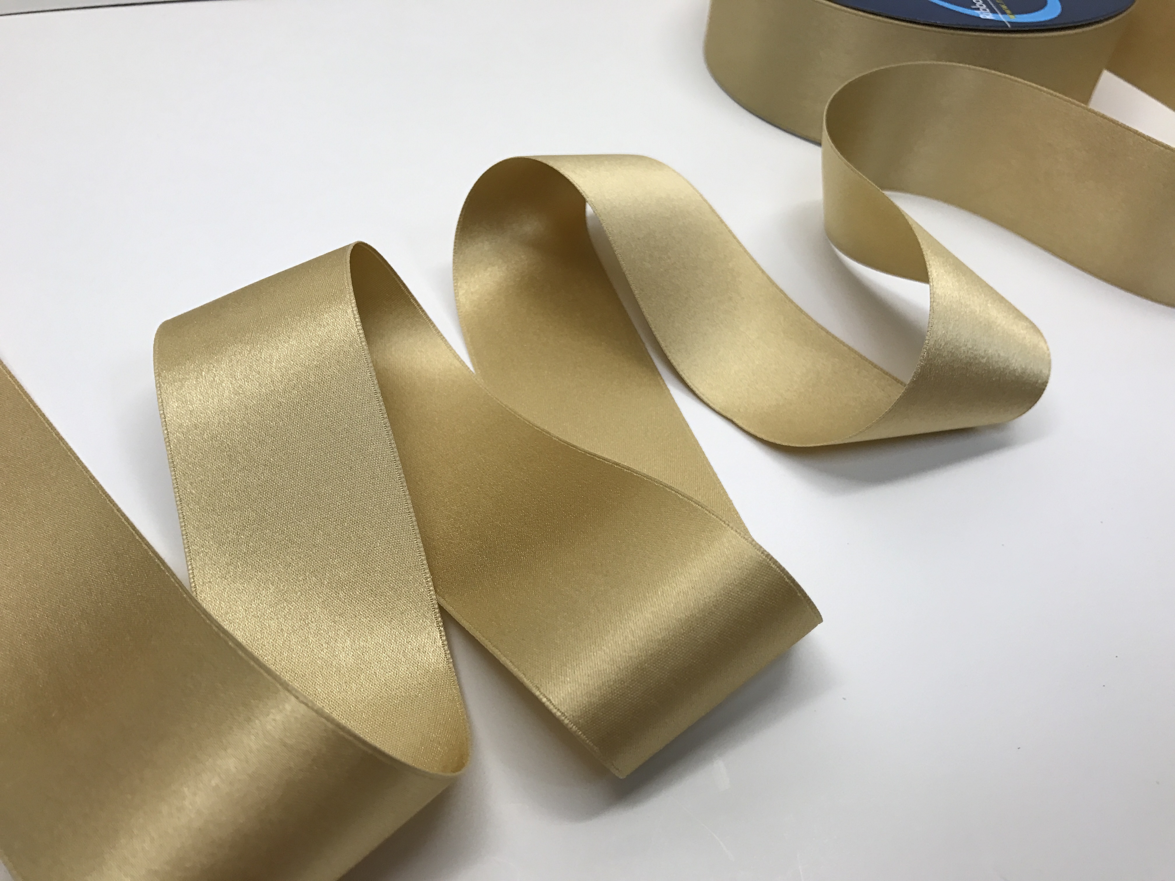 Bridal silk ribbon with soft sheen and fluid drape