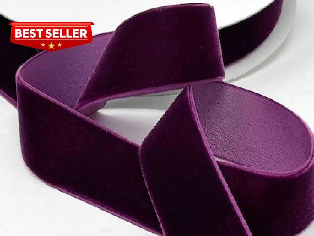 Black Silk Velvet Ribbon ( 4 Widths to choose from) – Prism Fabrics & Crafts