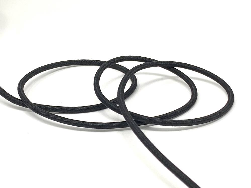 Supply Manufacturers 4mm 5mm Black Flat elastic band Factory Quotes - OEM