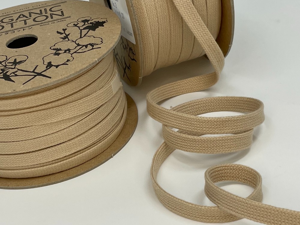 23AW ✨cottoncorduroyplainGARMENT TREATED K209 Organic Cotton Flat Cord - Ribbon Connections, Inc.