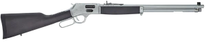 Henry H012GCAW Big Boy All Weather Side Gate Full Size 45 Colt (Long Colt) 10+1 20" Hard Chrome Plated Steel Barrel, Satin Hard Chrome Steel Receiver, Stained Hardwood Wood Stock Right Hand           
