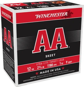 Winchester Ammo AAL129 AA Xtra-Lite 12Gauge 2.75" 1oz 9Shot 25 Per Box/10 Case                                                                                                                          