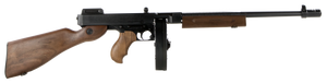 Thompson T1DH 1927A-1 Deluxe 45 ACP Caliber with 18" Barrel, 10+1 Capacity (Drum), Color Case Hardened Metal Finish, American Walnut Wood Stock Grip Right Hand                                         