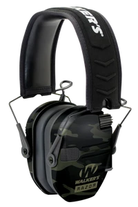 Walker's GWPRSEMMCCG Razor Slim Electronic Muff 23 dB Over the Head Multi-Cam/Black Polymer                                                                                                             