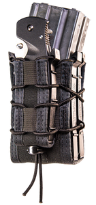 High Speed Gear 112RP0BK TACO X2RP Mag Pouch Triple Black Nylon MOLLE Compatible w/ Rifle Compatible w/ Pistol                                                                                          