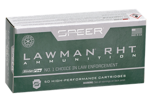 Speer 53375 Lawman Training RHT 40S&W 125gr SinterFire Frangible 50 Per Box/20 Case                                                                                                                     