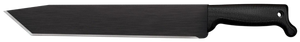 Cold Steel CS97BTMS Tanto  13" Black Matte Baked-On Anti Rust 1055 Carbon Steel Blade/ Black Polypropylene Handle 15.63" Long Includes Sheath                                                           