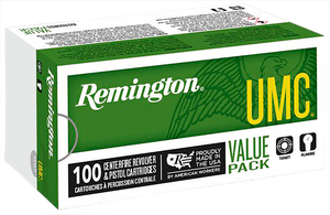Remington Ammunition 23795 UMC Value Pack 40S&W 180gr Full Metal Jacket 100 Per Box/6 Case                                                                                                              