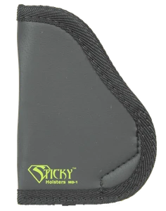 Sticky Holsters MD1 MD-1  Black/Green Latex Free Rubber Fits Small 9mm Ambidextrous                                                                                                                     